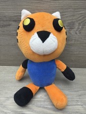 PIGGY Series 1 Tigry 8-inch Collectible Plush From The Game Piggy Orange & Blue picture