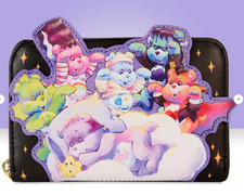 Loungefly Care Bears Universal Monsters Scary Dreams Zip Wallet Purse NWT picture