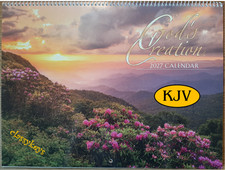 2027 GOD'S CREATION Appointment Wall Calendar KJV 9
