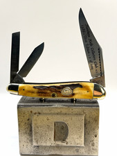 Cripple Creek Hawkeye Knife Collectors Club 1986 3-Blade Stag 1 of 100 A37 picture