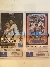 San Antonio Express News 6/21/26 SA Spurs NBA Finals Comic Strip See Pics & Desc picture