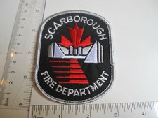 Vintage Scarborough Fire Department Collectable Patch BIS picture