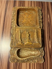 Vintage Syroco New York City Souvenir Ashtray, Pipe & Match Holder 1940s/50s picture