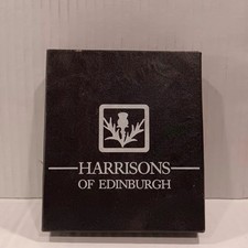Vintage Harrisons of Edinburgh Round Flask w/ Box George Harrison Co picture