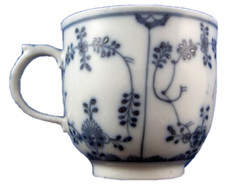 Antique 18thC Zurich Porcelain Strawflower Cup Porzellan Tasse Zuerich Zürich picture