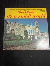 RARE 1964 First Edition Disney It's A Small World Vinyl LP Gatefold W Bonus 45 picture