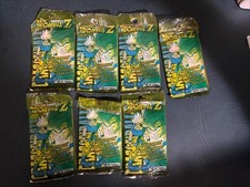 Lot Of 7 Sealed Dragon Ball Z Holochrome Trading Cards Packs picture