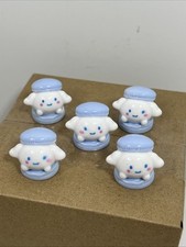 Cinnamoroll Mini Macaron 1” Resin Figure Lot of 5 Glossy Variant New picture