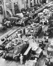 M3 Grant Lee Tank Chrysler Plant World War II WWII 8x10 Photo 247c picture