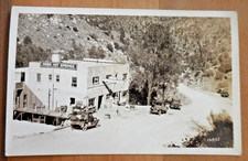 Hobo Miracle Hot Springs California Gas Service Station Real Photo Postcard RPPC picture