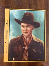 Bill Boyd Paramount Star Publicity Photo Pages Western Promo 2-Page Vintage picture
