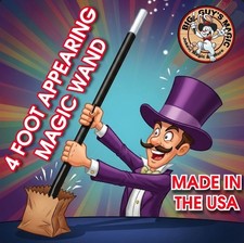 The Appearing 4-Foot Wand By Big Guys Magic (Quick, Clean & Impossible) picture