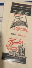 Vintage Mt. Pleasant South Carolina The Trawlers Seafood Restaurant Matchbook picture