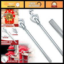 2 Pcs Fire Hydrant Wrench Set, Adjustable 1.5