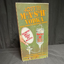 M*A*S*H 4077th Vodka Decanter Complete Dispensing System w/ Stand, Box picture