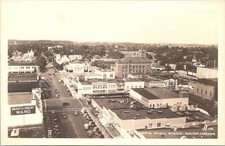 RPPC Salem Oregon Birdseye View South State Street Montgomery Ward Store 1940s picture
