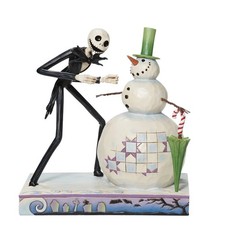 Enesco Jim Shore Nightmare Before Christmas Jack Snowman Figurine 6.5 Inch picture
