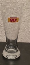 Vintage Tennent's 80/- Shilling Beer Glass Heavy Base Hourglass Scottish Ale picture