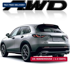3D AWD Car Emblems and Badges with Adhesive,Premium Exterior Metal Stickers for picture