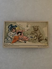 1906 HEAT SENSITIVE NOVELTY PC BUSTER BROWN THE LAUGH IS ON TIGE R F OUTCAULT picture