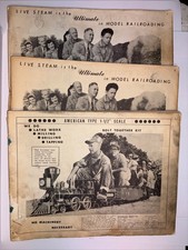 Little Engines Catalog Lot (3) Live Steam Model Railroading picture