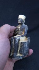 Authentic Ancient Egyptian King Khufu Statue Artifact Figurine Egyptian BC picture
