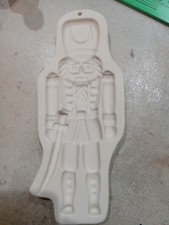 Vintage Hartstone Pottery Nutcracker Cookie Mold  9.5