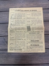Vintage Pulse Publications Catalog Indianapolis Ephemera Gov Benefits Land picture