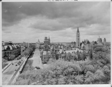 Looking west along Wellington Street in Ottawa Ontario Canada are n- Old Photo picture