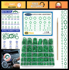 612PCS O Ring Kit 36 Sizes SAE Metric with Pick & Installation Tools - Rubber Wa picture