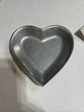 Old Country Pewtarex York Pennsylvania Heart Shaped Dish Trinkets picture