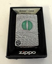 Zippo Armor Dragon Eye Chrome Lighter New picture