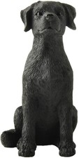 JFSM INC Black Labrador Dog Figurine 3.25 Inch Resin Desktop Decor picture