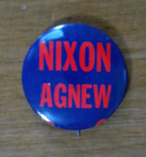 1972 Nixon Agnew Presidential Political Campaign Election Official Button Pin picture