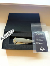 Koenig Mini Goblin Pocketknife M390 Drop Point, Titanium Handle, 2019 1st Gen picture