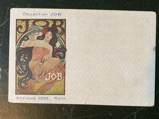 R42-ART NOUVEAU - JOB postcard, poster 1898, ill. by MUCHA, VF condition picture