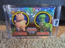 2025 Hamm/Rex You've Got A Friend In Me Shimmer Topps 30 Years Of Toy Story /99 picture
