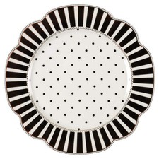 Grace's Teaware Josephine Black Salad Plate 10800741 picture