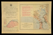 1915 SP Railroad Map San Francisco California Oakland Vallejo Berkeley Richmond picture