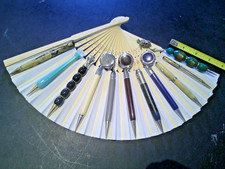 11 Antique Vtg Short  Golf Mechanical Pencils Bridge 8 leaded. An as shown lot picture