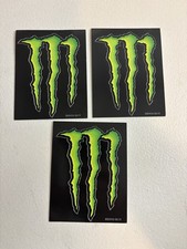 Set Of 3-Monster Energy Drink Claw Logo Decal 4” Sticker picture