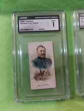 1889 Kinney  N222 Leaders US Grant CGC 1 picture