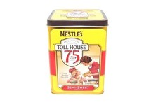 Nestle's 75th Anniversary Toll House Tin Empty Collectible Container picture