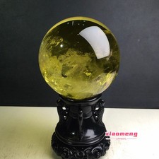 7LBTop Natural Citrine Sphere Quartz Crystals Reiki Ball Gems Decorate Gift picture