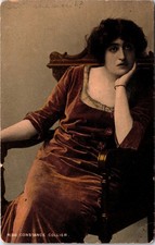 Miss Constance Collier Cute Girl Edwardian Actress Postcard Philadelphia 1910s picture
