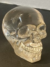 Translucent Human Clear Resin Skull,  Summito 2011 Oddities, Gothic Decor picture
