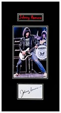 Johnny Ramone Signature Musuem Framed Ready to Display picture