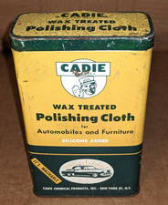 VTG Cadie Polishing Cloth & Tin VTG   picture