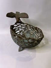 Bronze Hummingbird Bird Holder Decoration picture