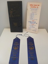 Halifax County Fair Memorabilia South Boston Va 1955 Blue Ribbons 1976 & 1990 Bk picture
